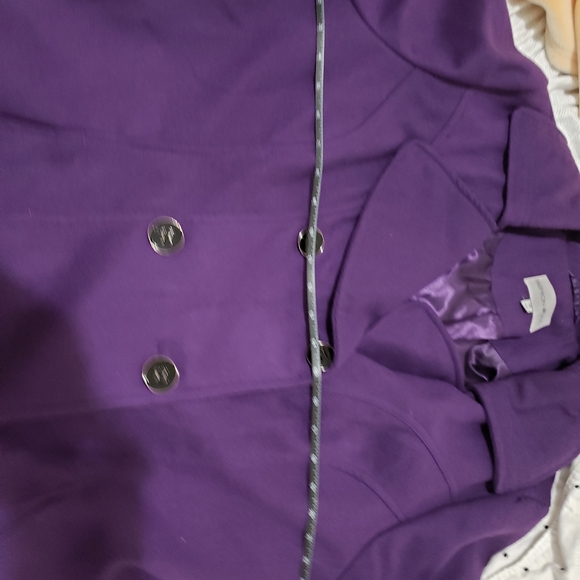 FASHION BUG PURPLE COAT 1X❤ - Picture 7 of 13